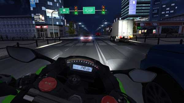 3D Graphics of Traffic Rider