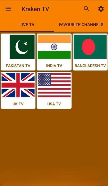 Access diverse TV channels with Kraken TV