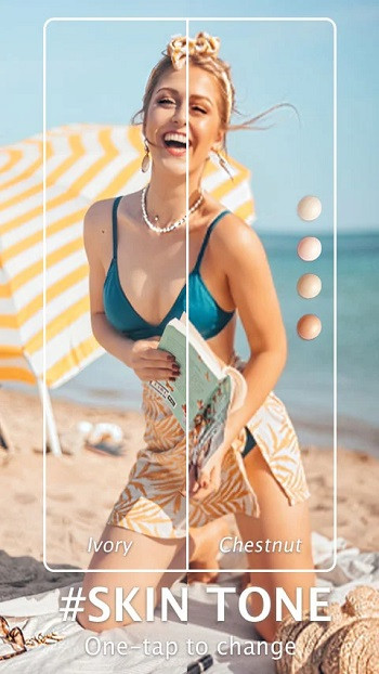 Add fun AR stickers using Meitu