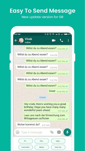 Advanced Security Options in GB WhatsApp