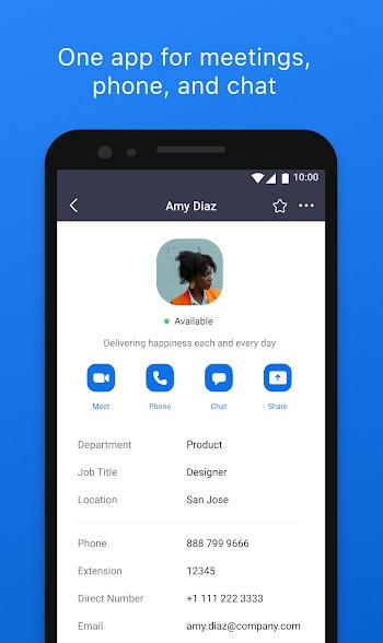 An illustration of Zoom APK usage for remote meetings
