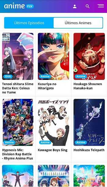 AnimeFLV User Interface
