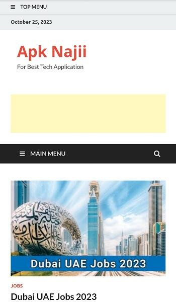 Apk Najii Mobile Interface