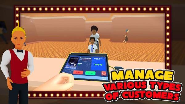 Bioskop Simulator Game Interface
