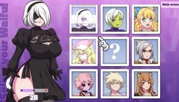 Character-focused storytelling in Waifu Hub