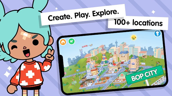 Children Playing Toca Boca Game