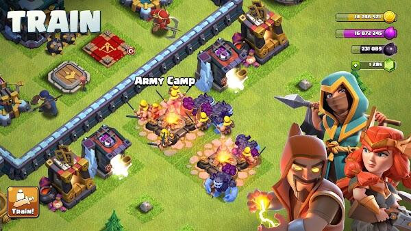 Clash Of Clans Commanding Troops