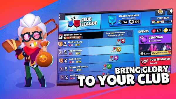 Colorful and detailed graphics in Brawl Stars