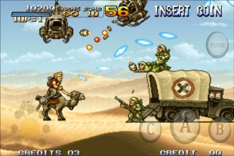 Colorful Landscapes in Metal Slug 3