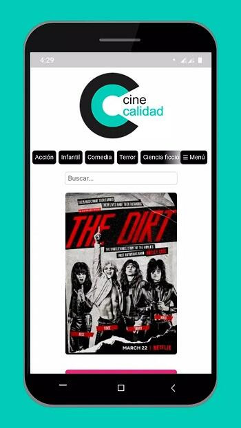 Crystal-clear cinematic experience with Cinecalidad APK
