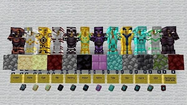 Custom armor and weapons designs