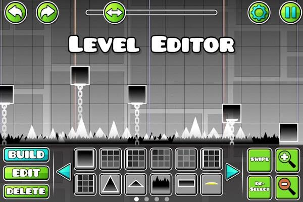 Customizable icons in Geometry Dash