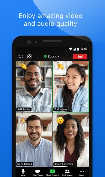 Demonstration of meeting recording via Zoom APK