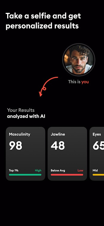 Detailed facial analysis using AI technology