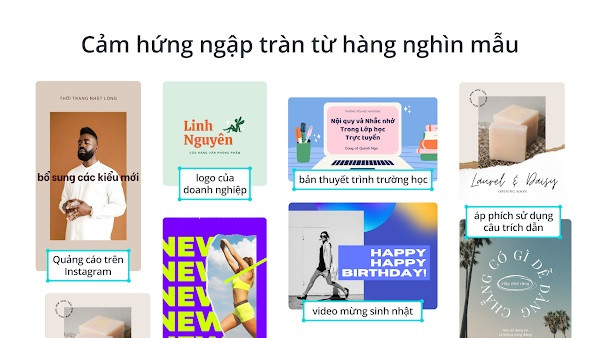 Diverse template selection for tailored designs