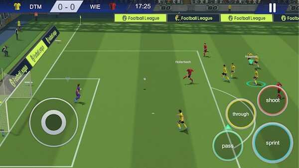 Download interface for Football League 2023