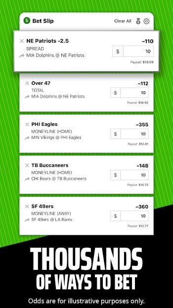 DraftKings App Features