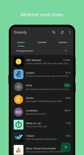 Droidify project management
