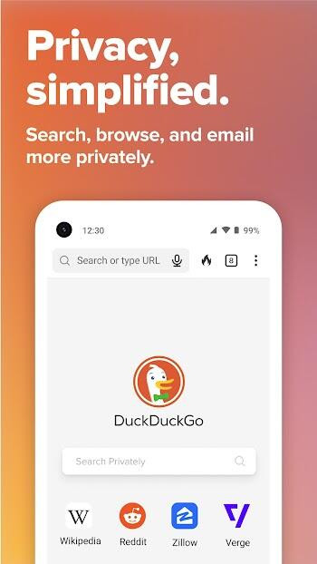 DuckDuckGo APK Illustration