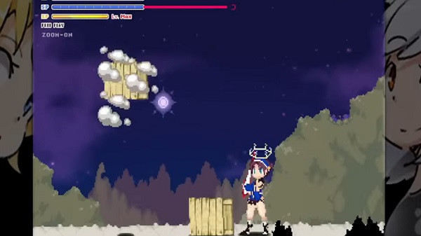 Echidna Wars fast-paced action featuring Liria battling diverse enemies