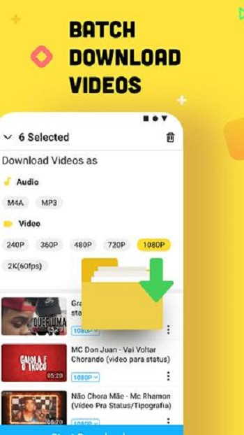 Enjoy high-quality downloads with Snaptube APK