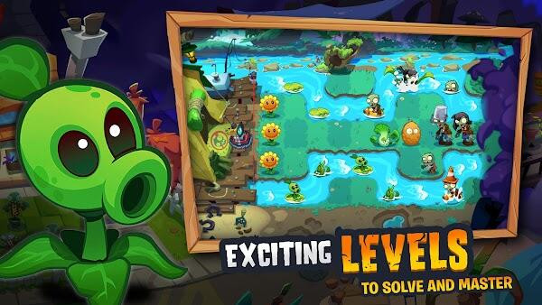 Exciting Gameplay in Plants vs Zombies 3 APK