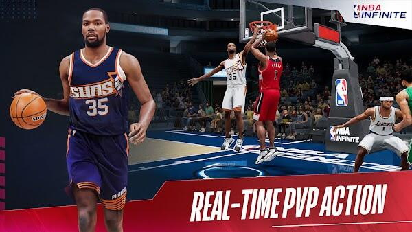 Experience dynamic gameplay through various NBA Infinite modes