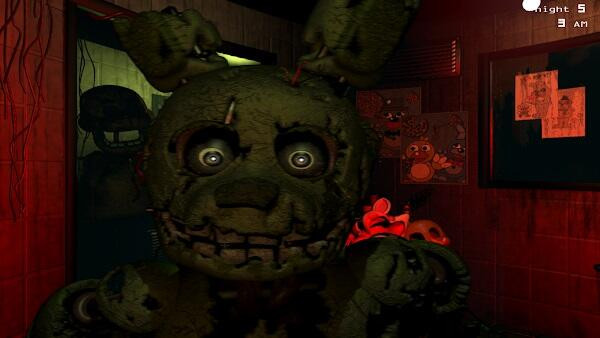 Five Nights at Freddy's 3 Main Menu