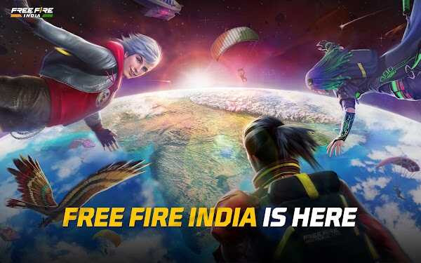 Free Fire action scene showcasing the battleground