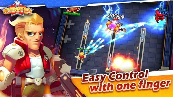 Futuristic Battle Scenario in X Shooter