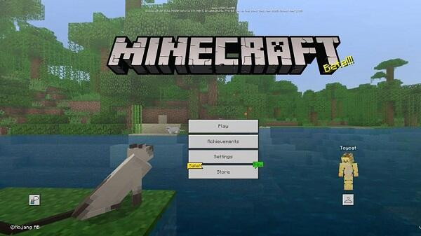 Image depicting improvements in Minecraft's user interface