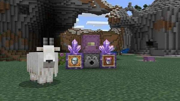 Image that represents adjustments to Minecraft's recipe rules in the update