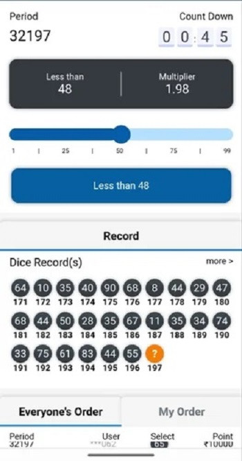 Latest Fastwin APK version interface