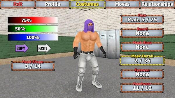 Latest version features of Wrestling Empire