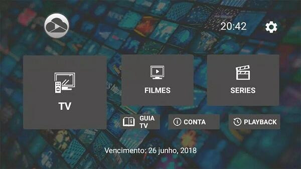 Latest version of Cloud TV showing new features