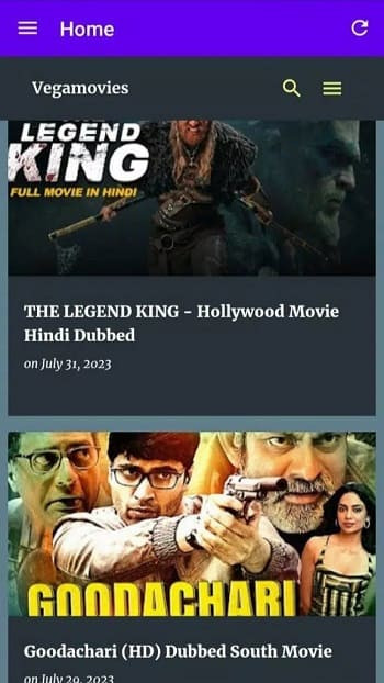 Latest Version of Vegamovies