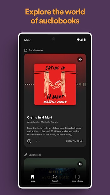 Listening with Spotify