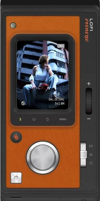Lofi Cam app displaying adjusted settings