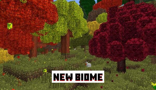 Maple Biome in Minecraft 1.21.0