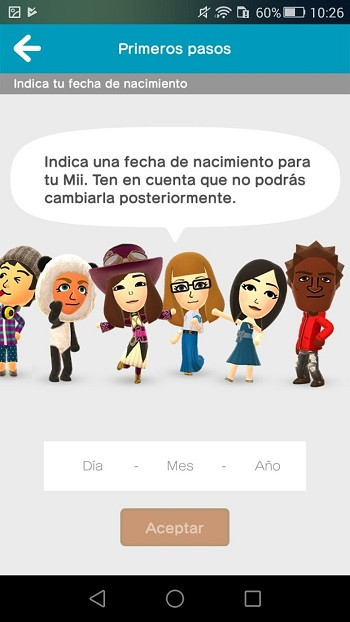 Mii Character Interaction