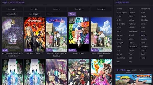 Mobile anime streaming options