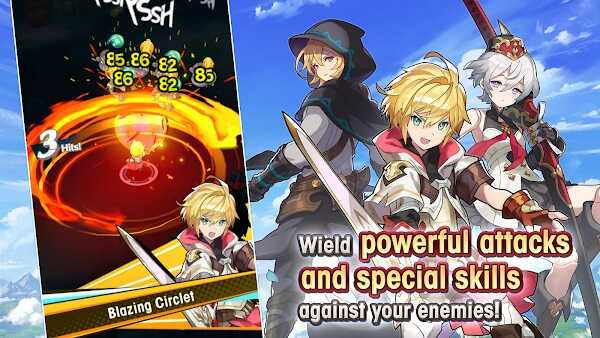 Mobile Gameplay of Dragalia Lost