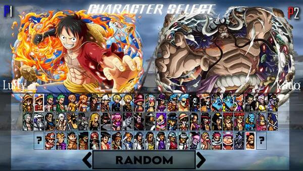 One Piece Mugen Game Modes