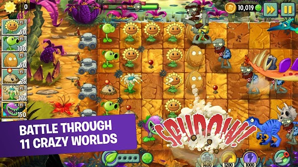 Plants vs. Zombies 2 Gameplay