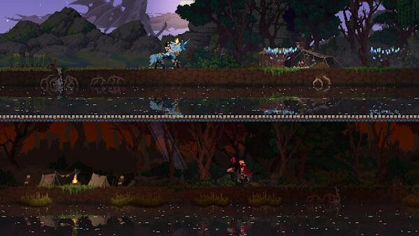 Playing Kingdom Two Crowns on Mobile
