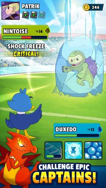 Prepare your team for battles in Dynamons 2