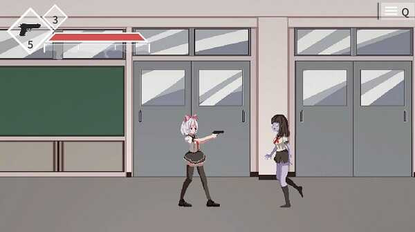 Realistic and horrifying zombie atmosphere