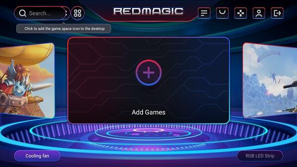 Red Magic game library