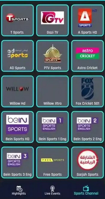 Sportzfy APK providing offline access