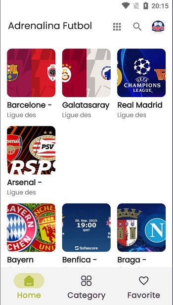 Streaming Sports on Adrenalina Gol App